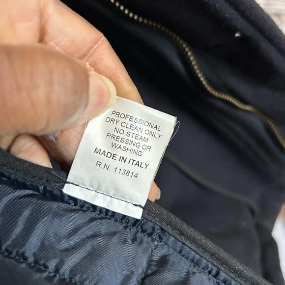 BILLY REID Men's Blue Wool Blend Jacket. Made in Italy. Size Medium. - Picture 10 of 14